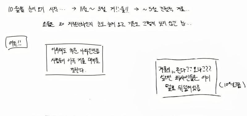 슬슬 겨울이니까 대충대충 그려봣던 올려봅니당