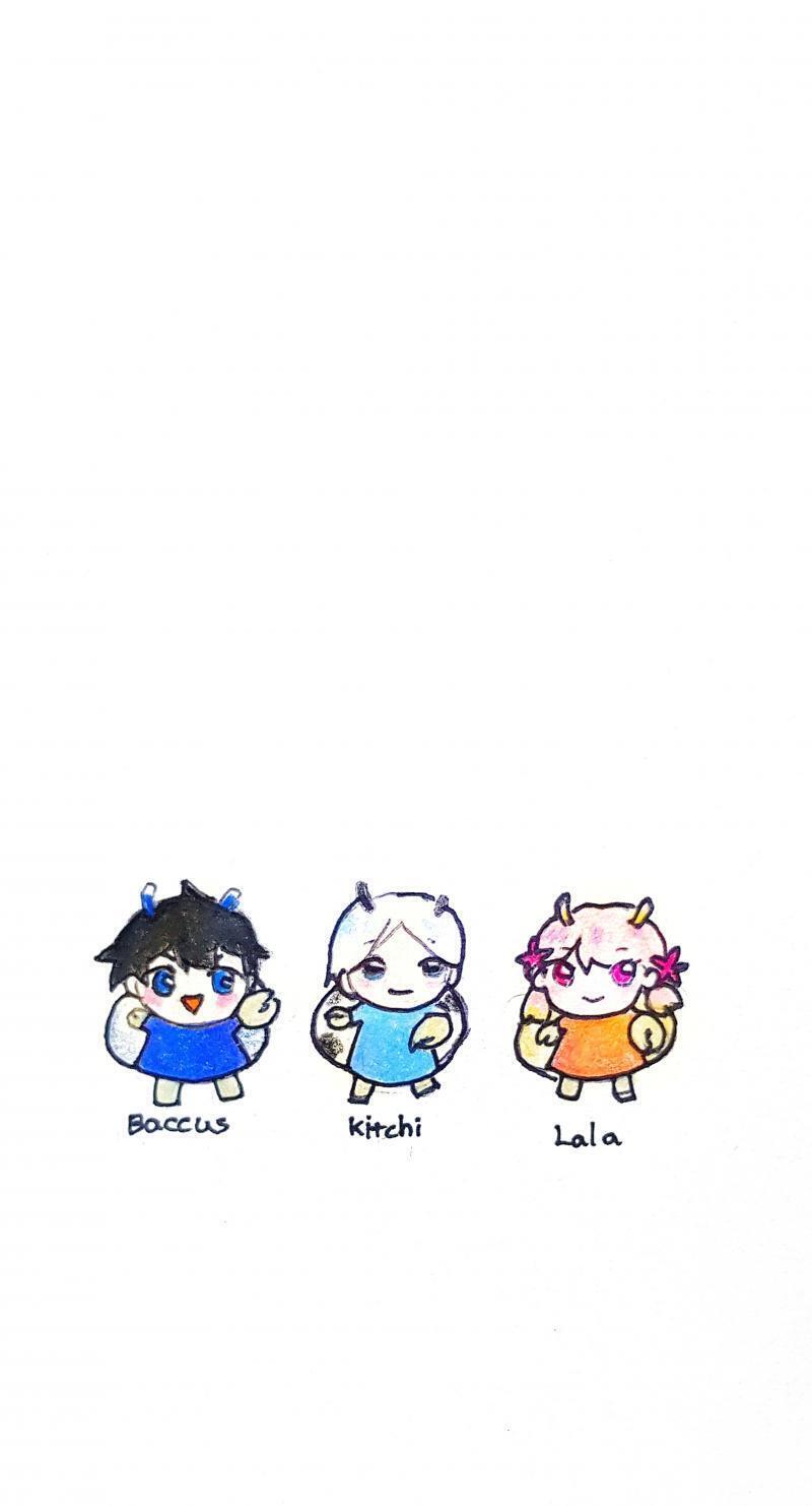 뽀짝 핸드폰 배경화면 버전도 있는데 다른 레스주들이 너무 편애한다 생각할까 걱정되네 그리다보니까 이거까지 만들어서