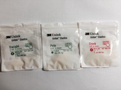 교정용 고무줄 봉지랑 비슷하게 생겼다