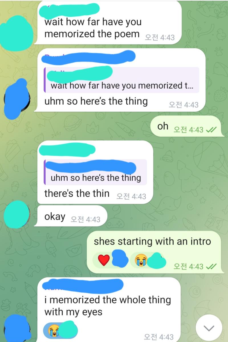 잠만 어디까지 외웠어 how far 어디까지 얼만큼 그니까 이게 말이야 oh 그게 말이야 인트로로 시작하네 intro introduction 서론 도입부 대충 빌드업시작하네라는