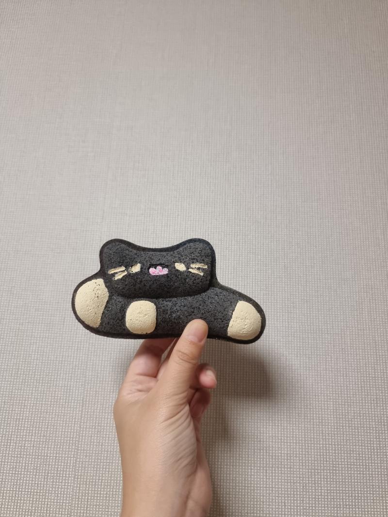 뭐야 반년만이잖아 애들아 오랜만이야 그동안 힘들었었어 오늘은 우디 허브향 고양이 입욕제 데리고 왔어