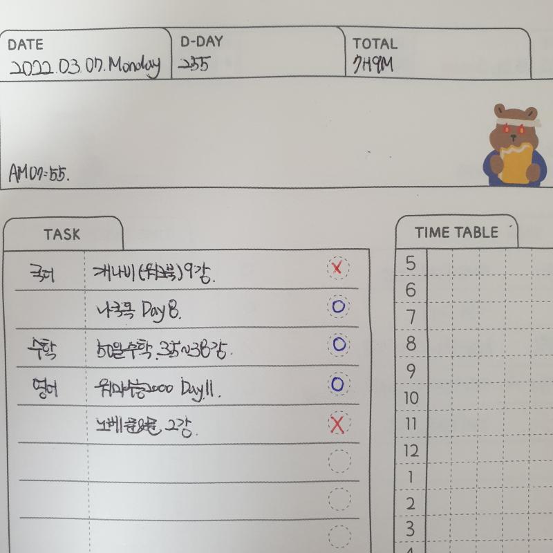 2022.03.07~2022.03.08 D-254