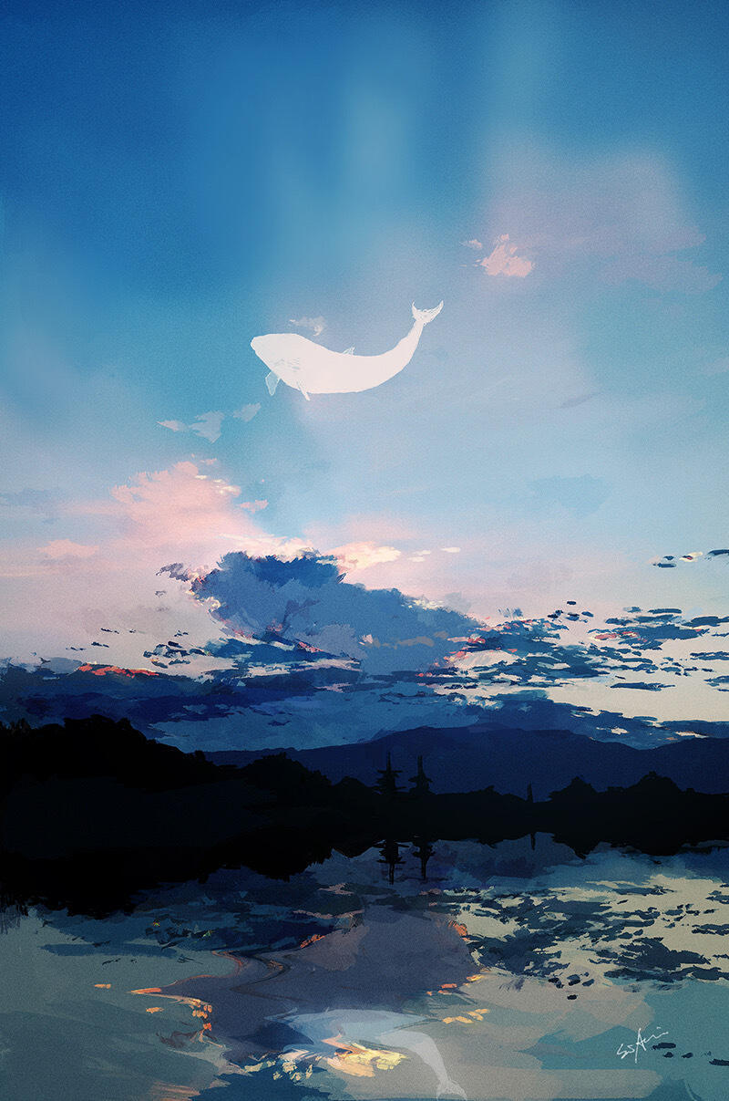 https www pixiv net en artworks 고래