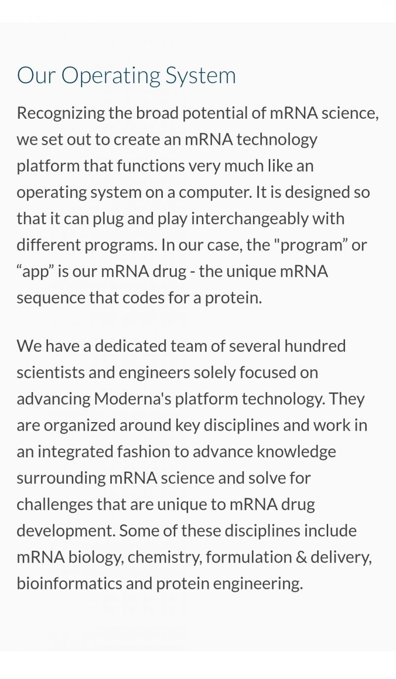 https www modernatx com mrna technology mrna platform enabling drug discovery development 홈피